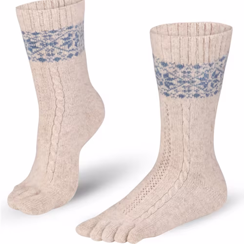 KNITIDO - MERINO & CASHMERE SNOWFLAKES – Beige